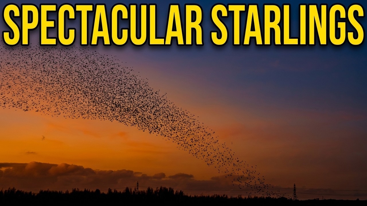 Massive Starling Murmuration at RSPB Fairburn Ings | One of Nature’s Greatest Spectacles (19/12/25)