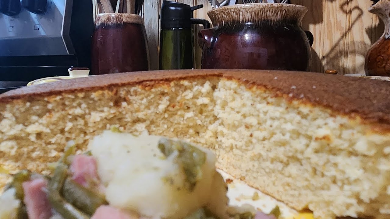 Green beans and taters with ham, a true appalachian meal!