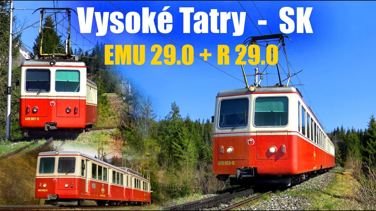 【4K】HIGH TATRA MOUNTAINS - rack railway  (2019)