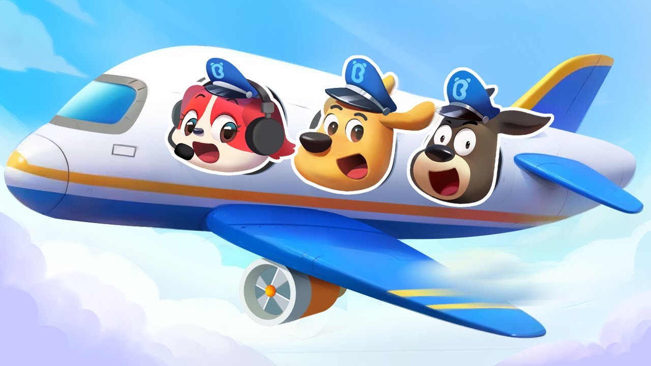 Tips Keamanan Pesawat✈️ | Terbang dengan Aman | Kepala Polisi Labrador | BabyBus Bahasa Indonesia