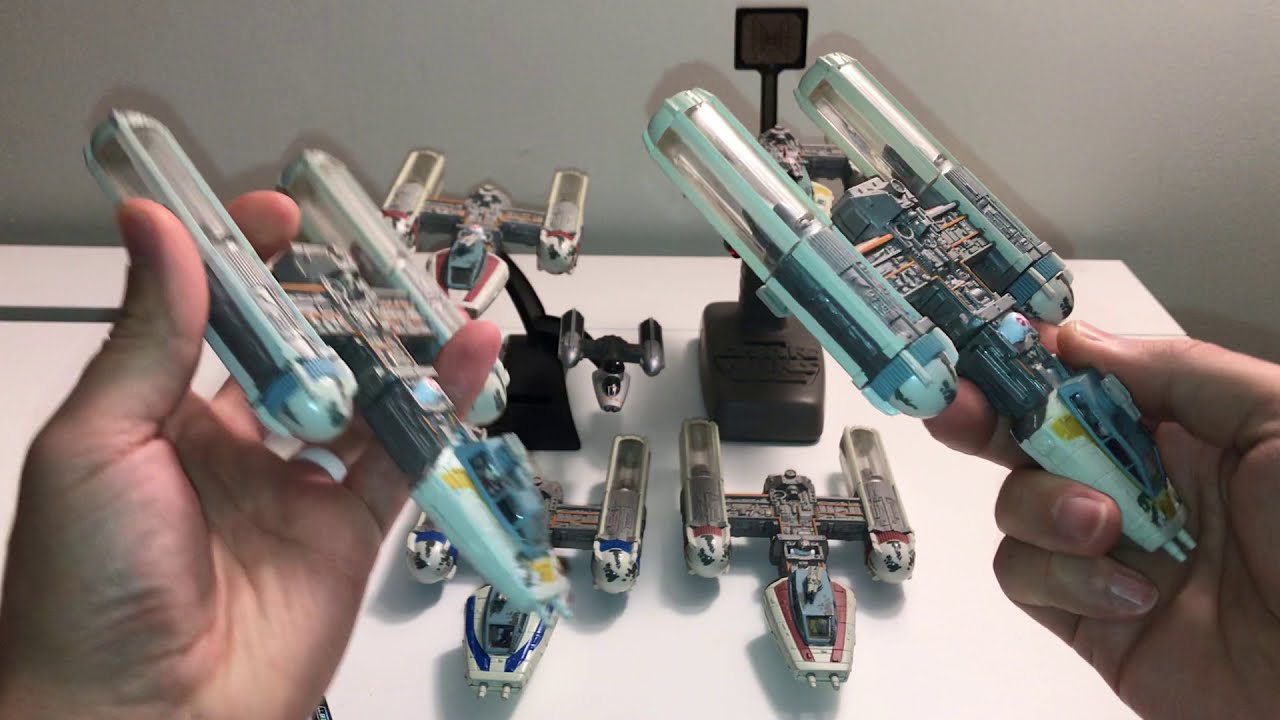 Варианты Y-крыльев для микромашин из Star Wars Action Fleet