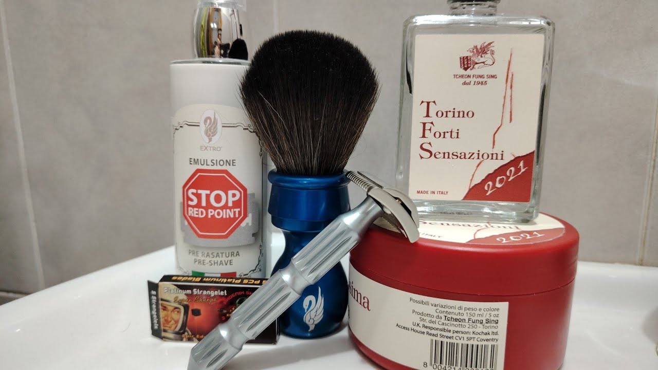 Provo il nuovo pennello in alluminio di Extro. Rasoio Gladio open comb con TFS forti sensazioni 