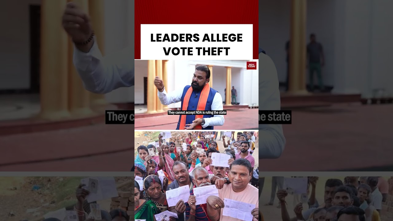 Bihar Vote Row: Leaders Allege Vote Theft, Question Electoral Roll Purification #biharelection2025