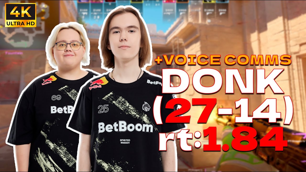 TOP 1 donk (27-14) rt:1.84 w/magixx +VOICE COMMS l EU FACEIT RANKED (anubis) l #cs2 #pov