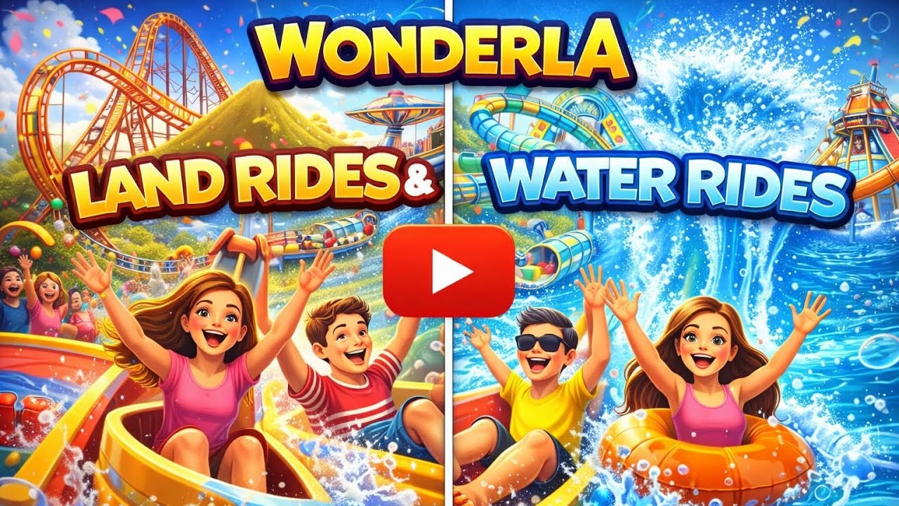 ഒരു റൈഡും വിട്ടില്ല! 🎢Didn't miss a single ride! #wonderlakochi #amusementpark #kochivibes 