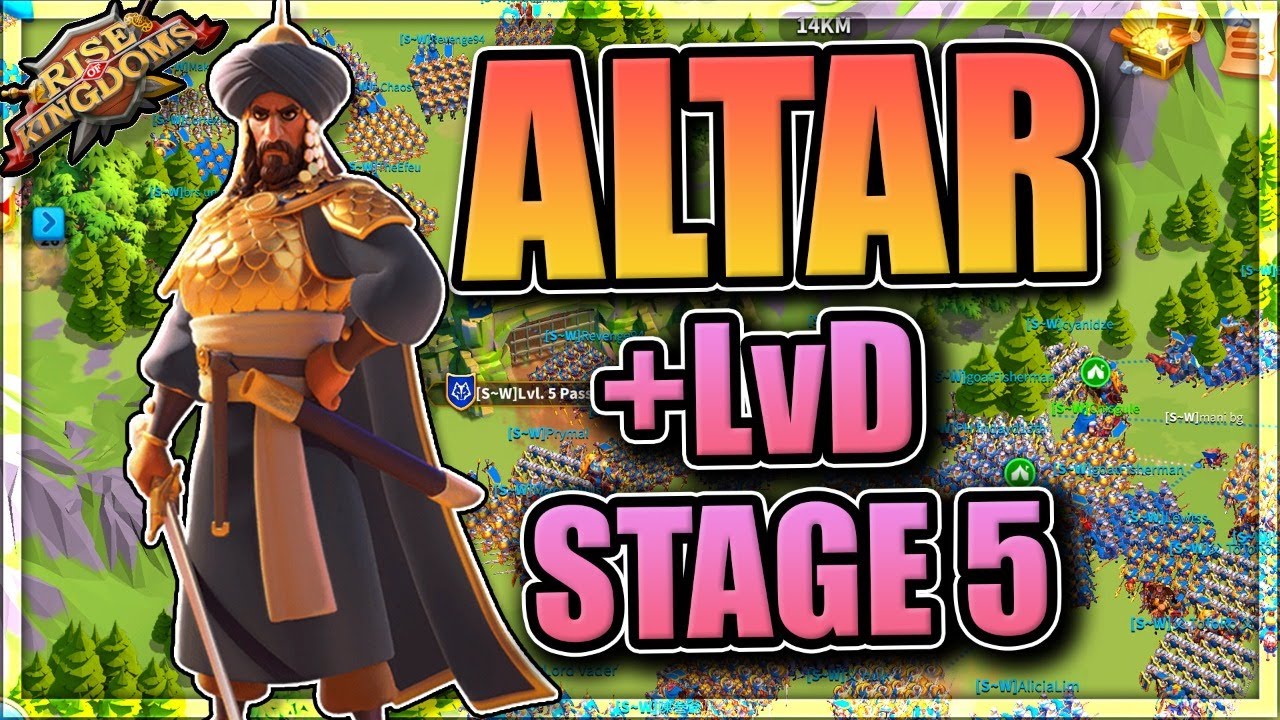 Altar FIGHT + Stage 5 in Light and Dark KvK S4 - Rise of Kingdoms (rok)