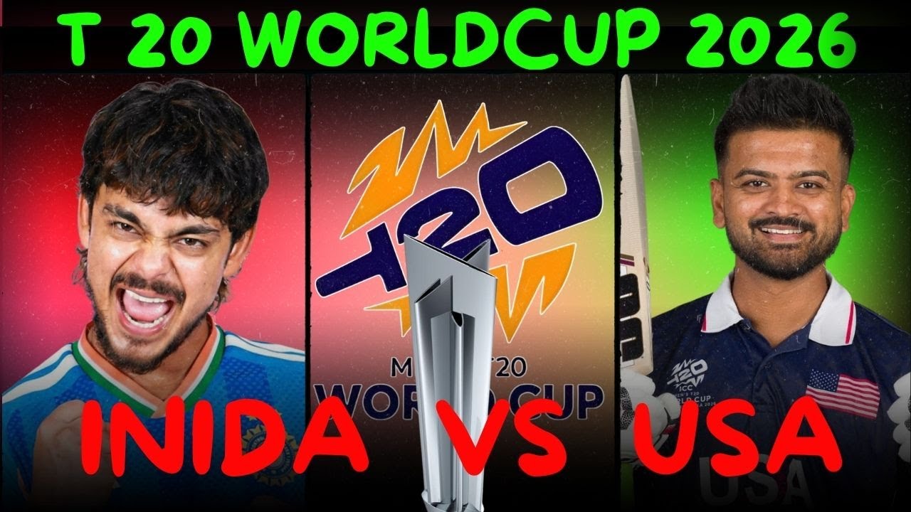 Live :  2026 T20 WORLDCUP. INDIA vs USA. 300 Loading For INDIA. #indvsusa #livematch