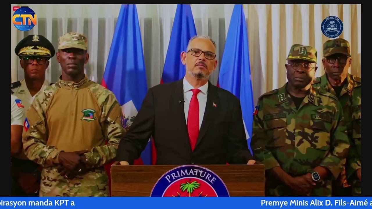 Premye Minis Alix D. Fils-Aimé ap adrese l a Nasyon an apre ekspirasyon manda KPT a