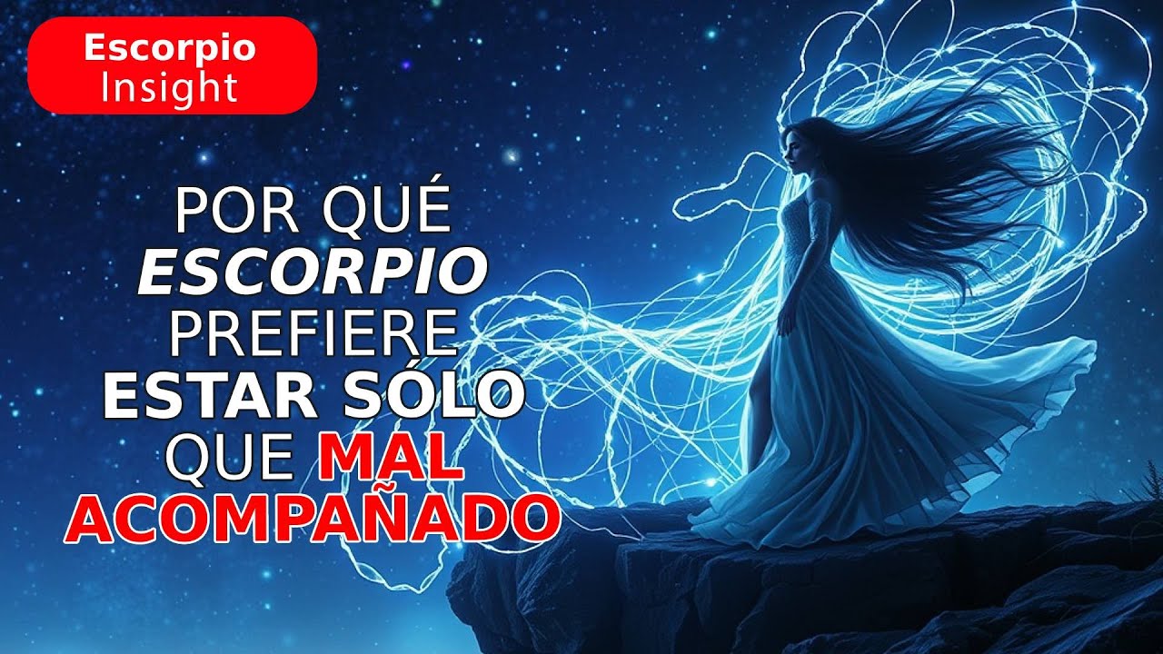 Por qué ESCORPIO ♏ prefiere ESTAR SOLO antes que MAL ACOMPAÑADO 😈