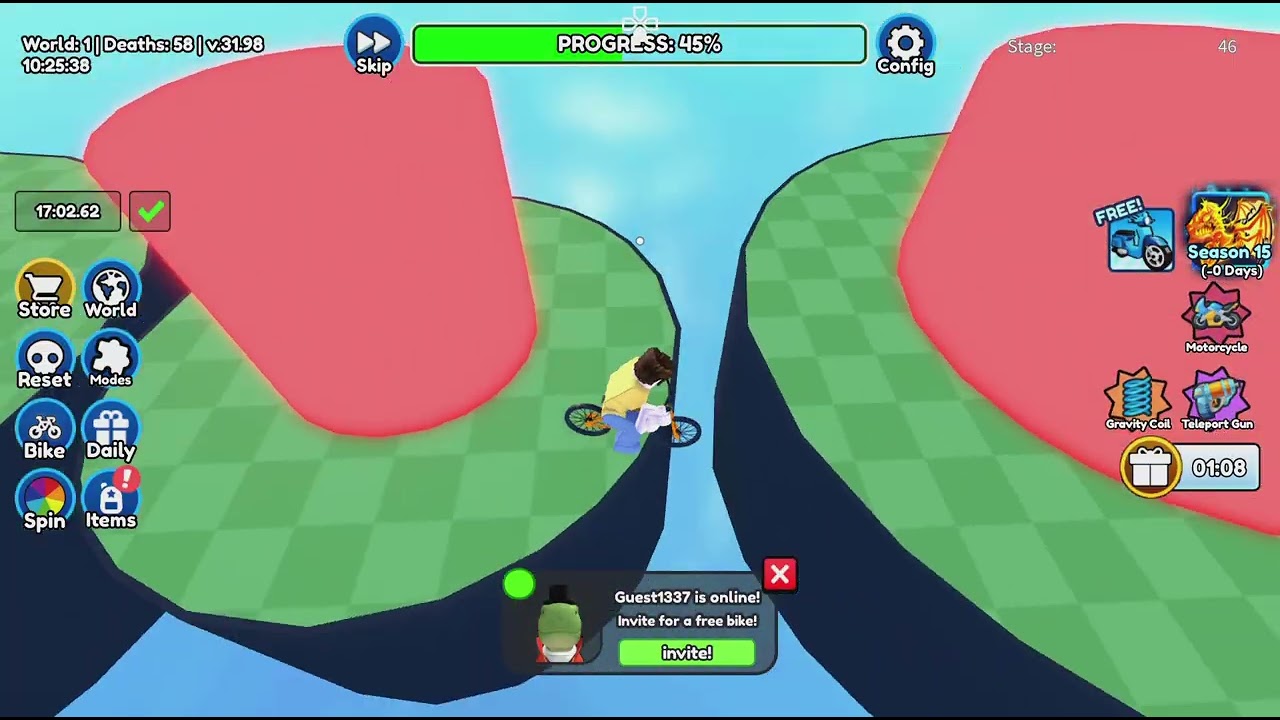Playing bike obby🔥🔥🔥🔥🔥🔥🔥👍👍👍