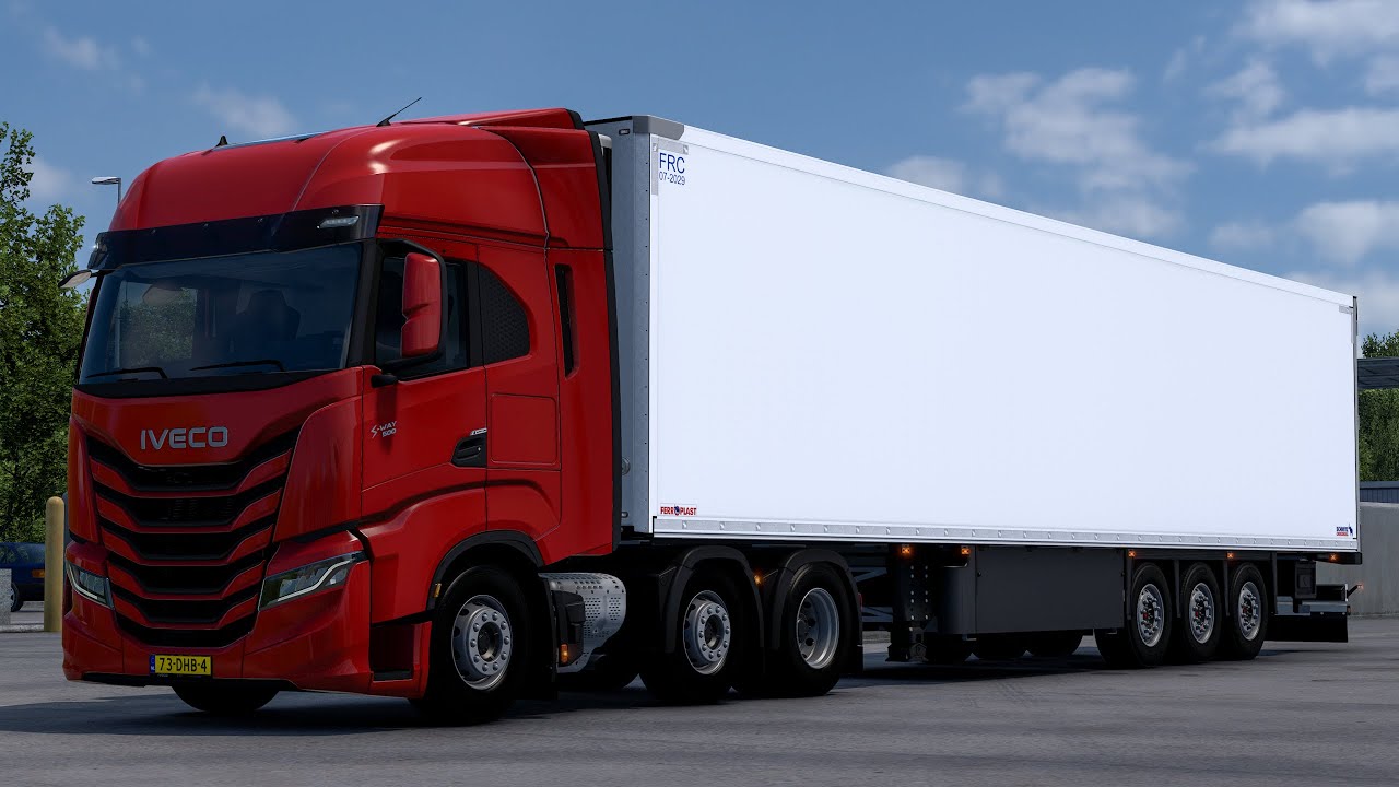 ETS2 New Update v1.58 Parma🇮🇹 to Zurich🇨🇭 Realistic Driving Iveco S-WAY 500