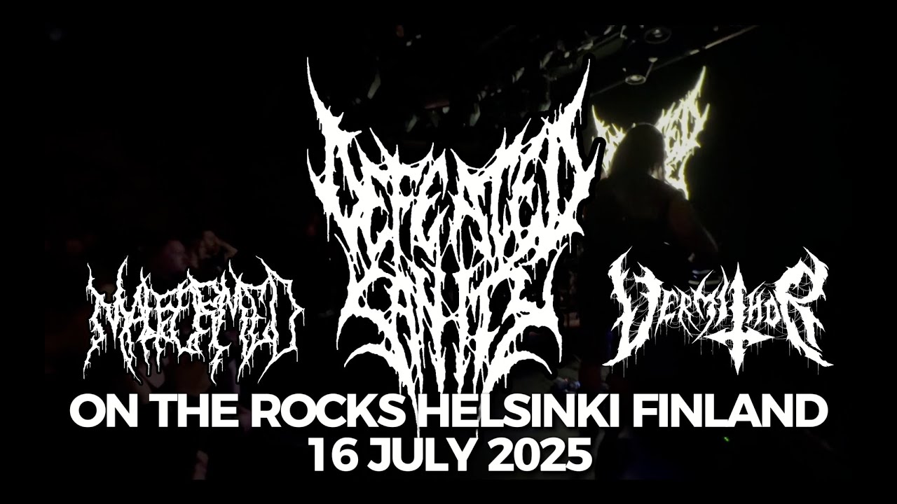 DEFEATED SANITY, MALFORMED, VERMITHOR, 16 JULY 2025 ON THE ROCKS HELSINKI FINLAND