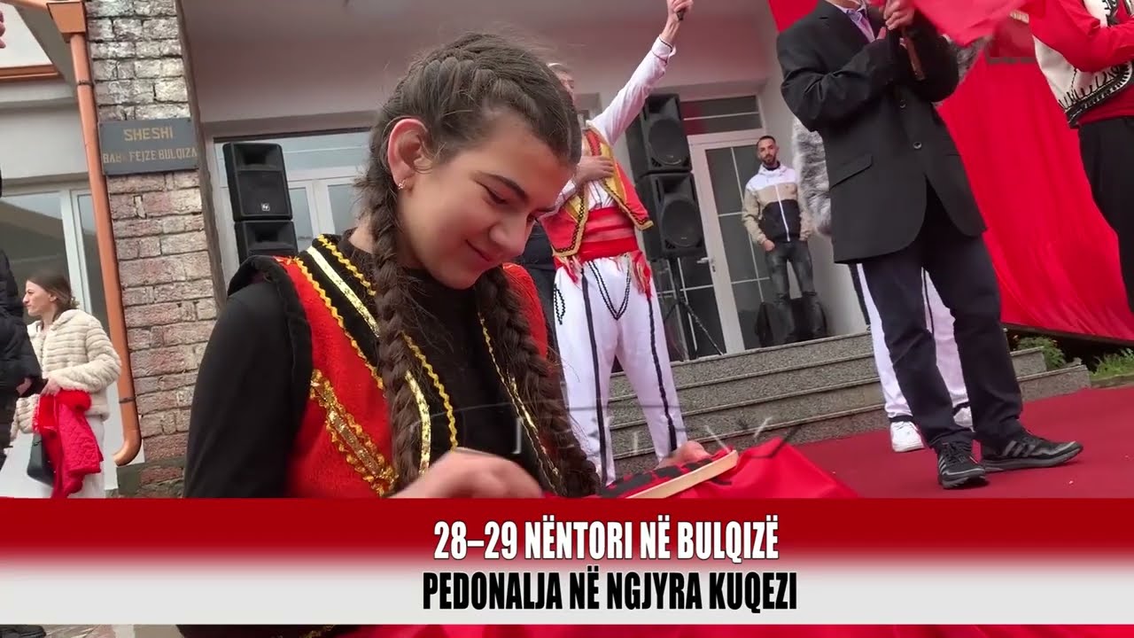 Festat e 28&ndash;29 N&euml;ntorit mbushin Pedonalen e qytetit kuq e zi       - Bulqiza Tv