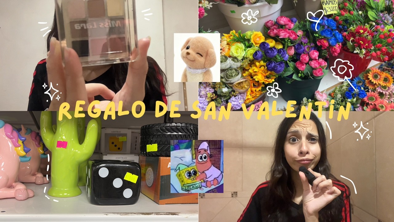 Regalo de San Valentín (La paleta de sombras, Plantas y uñas press on) ݁ ˖Ი𐑼⋆