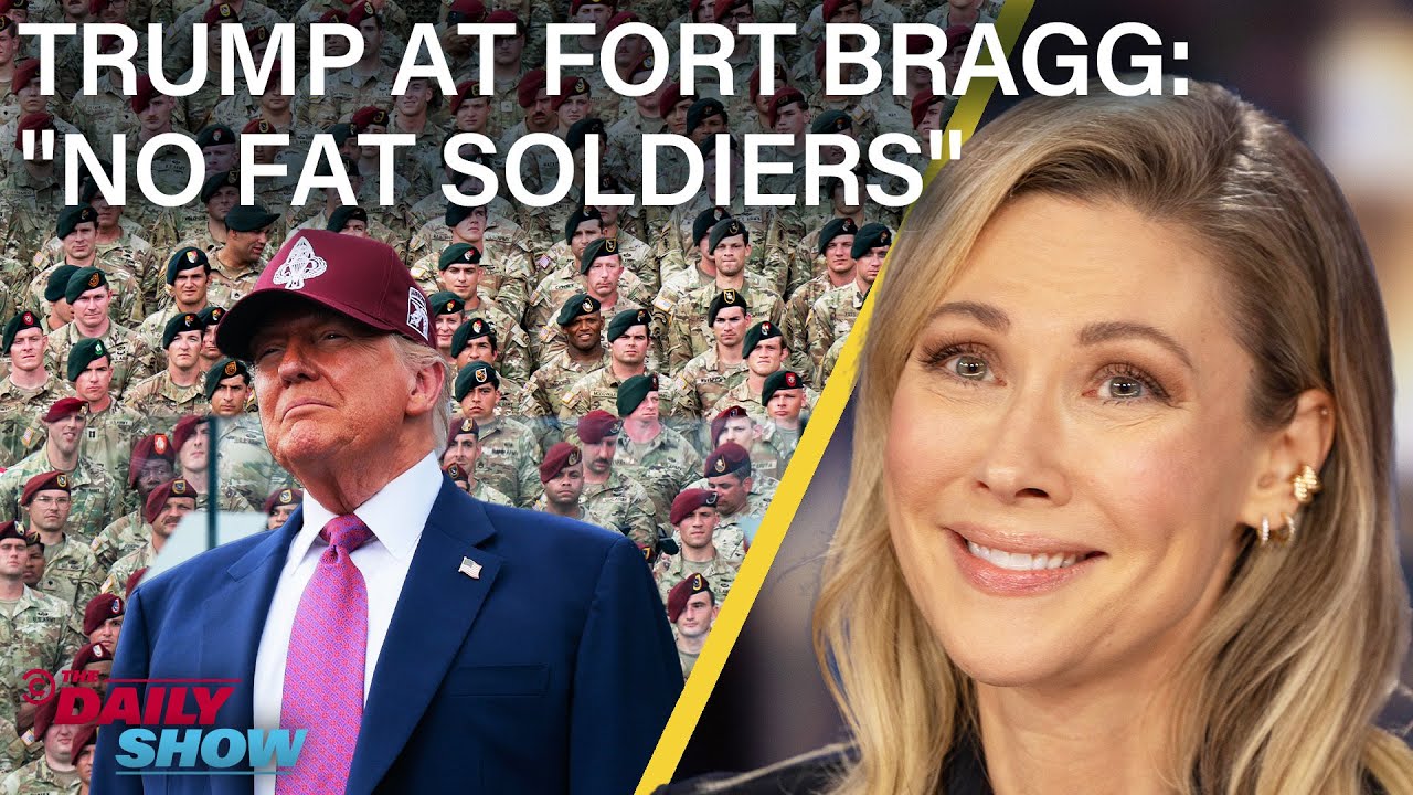 Trump Whips Up Troops Into a MAGA Frenzy & Plans $45 Million Military Parade | The Daily Show