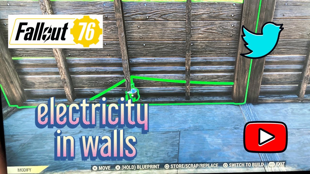Fallout 76 electricity in walls-Building Tips
