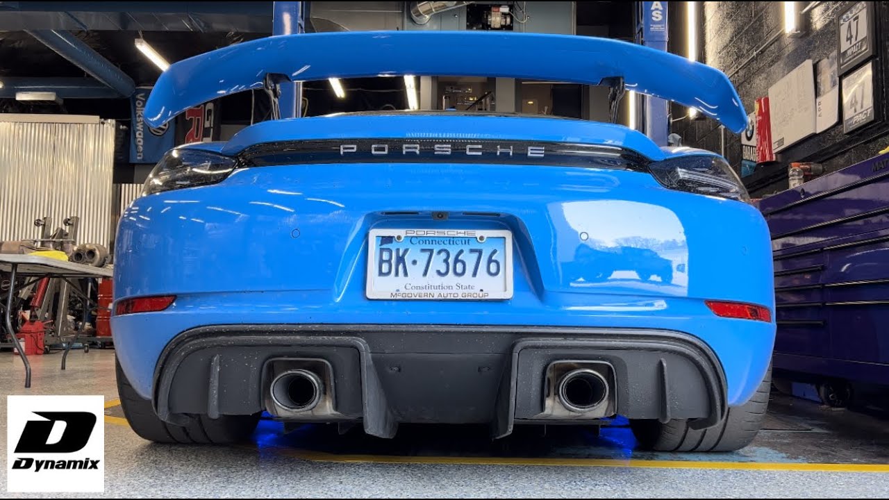 718 Porsche Cayman GT4 FabSpeed Headers And Over Axle Pipes!! Install + Sound!!