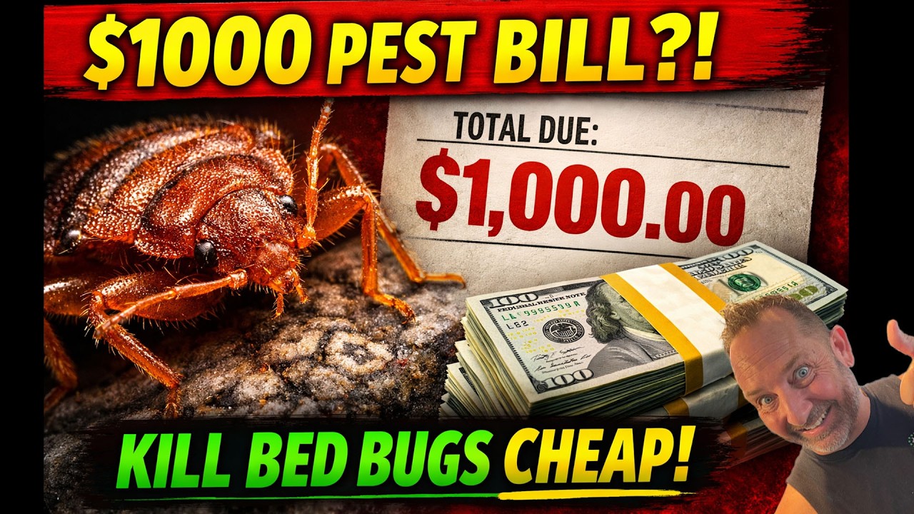 Get Rid of Bed Bugs CHEAP! 💥 DIY Treatment That Actually Works