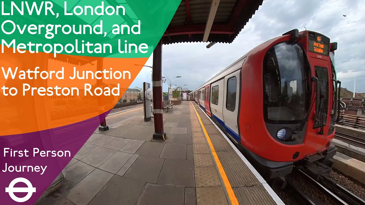 London Underground, Overground, & LNWR First Person Journey - Watford Junction to Preston Road
