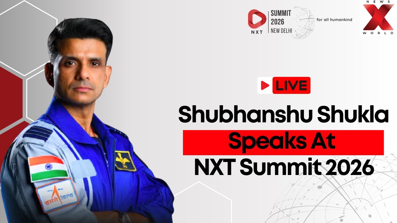 Shubhanshu Shukla LIVE: Grp Capt Shubhanshu Shukla Discusses Mission Gagan at NXW SUMMIT 2026