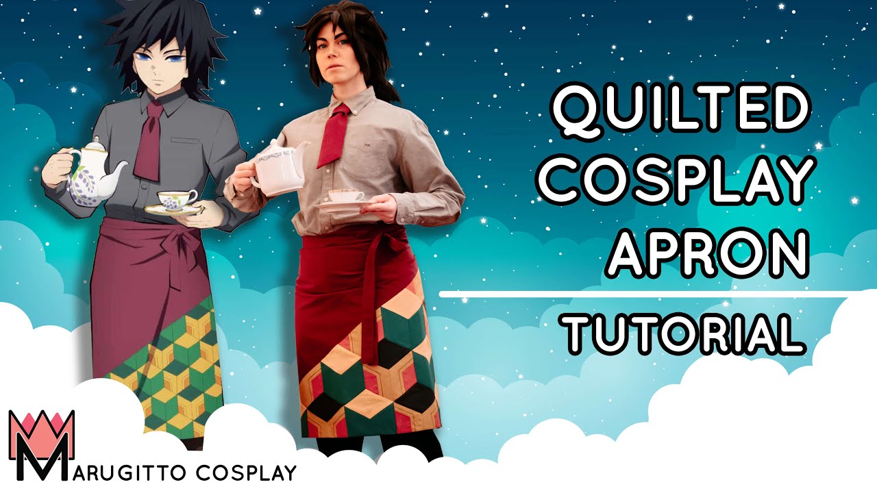 Let's quilt it! Kimetsu caf&eacute; Giyuu cosplay tutorial