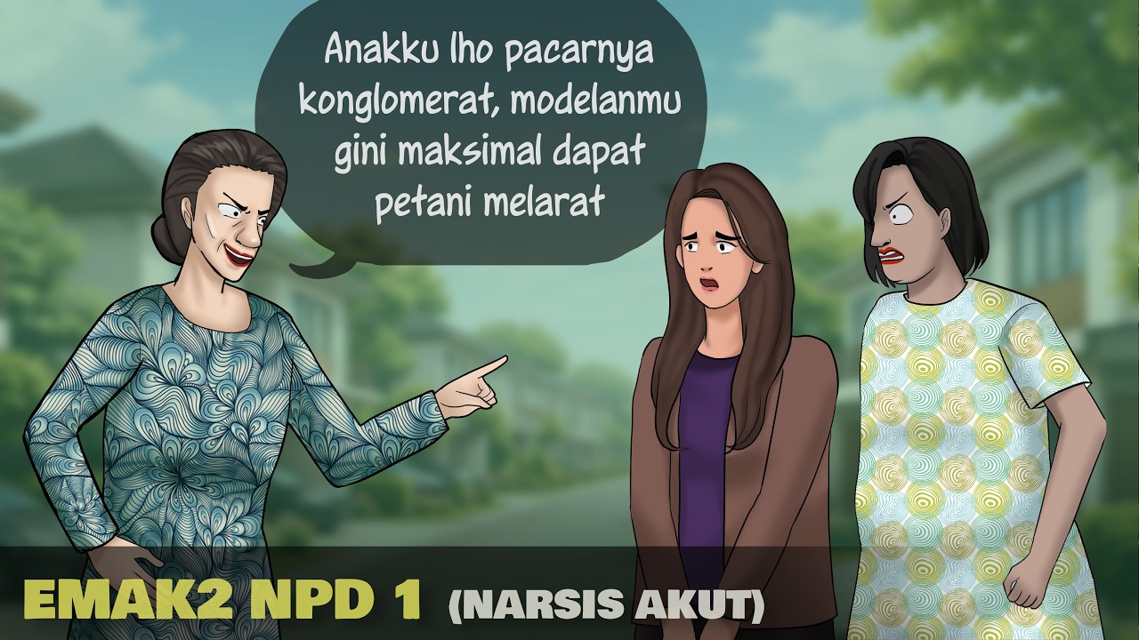 Azab Emak2 NPD – Hobby banding2in kesuksesan keluarga | Kartun Animasi Drama
