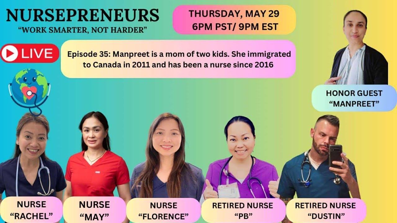 Happening today! 📍 Don&rsquo;t miss this NursePreneur spotlight!