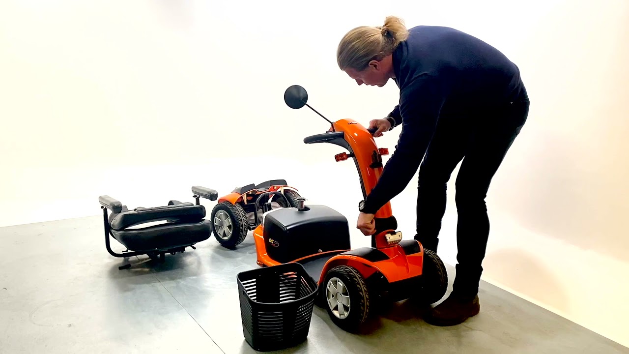 Pride Colt Plus Mobility Scooter Taking Apart