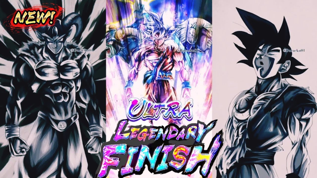 NEW LF ULTRA MUI GOKU MANGA CARD ART ANIMATIONS EDIT 🔥!! Ft.Buracku01 [Dragon Ball Legends]