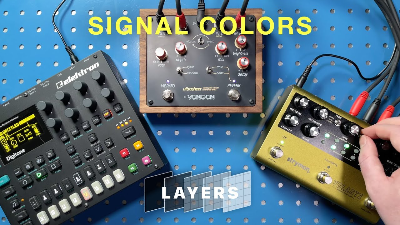 Strymon Volante + Vongon Ultrasheer (w/ Elektron Digitone)