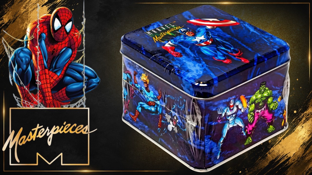 РАСПЕЧАТЫВАЕМ металлическую коробку с шедеврами Marvel 1992 года! | Разбор коллекционных карточек