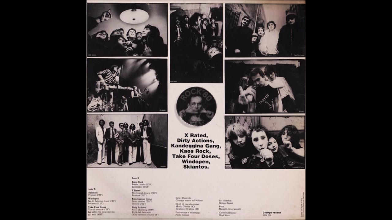 VVAA - Rock 80 LP (Ita rock/new wave/punk comp)