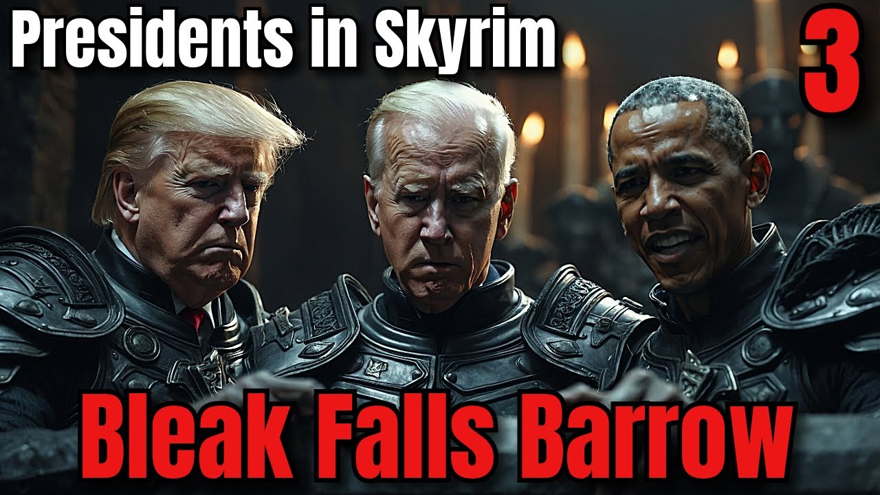 Presidents “PLAY” Skyrim | (Series 1) Bleak Falls Barrow Conspiracy