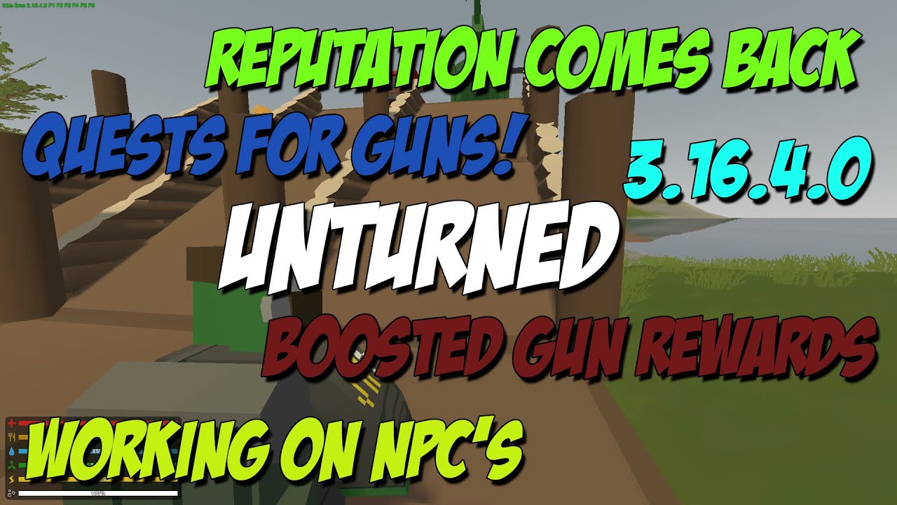 WORKING ON NPC'S QUESTS FOR LOOT ➤ Unturned 3.16.4.0 update notes