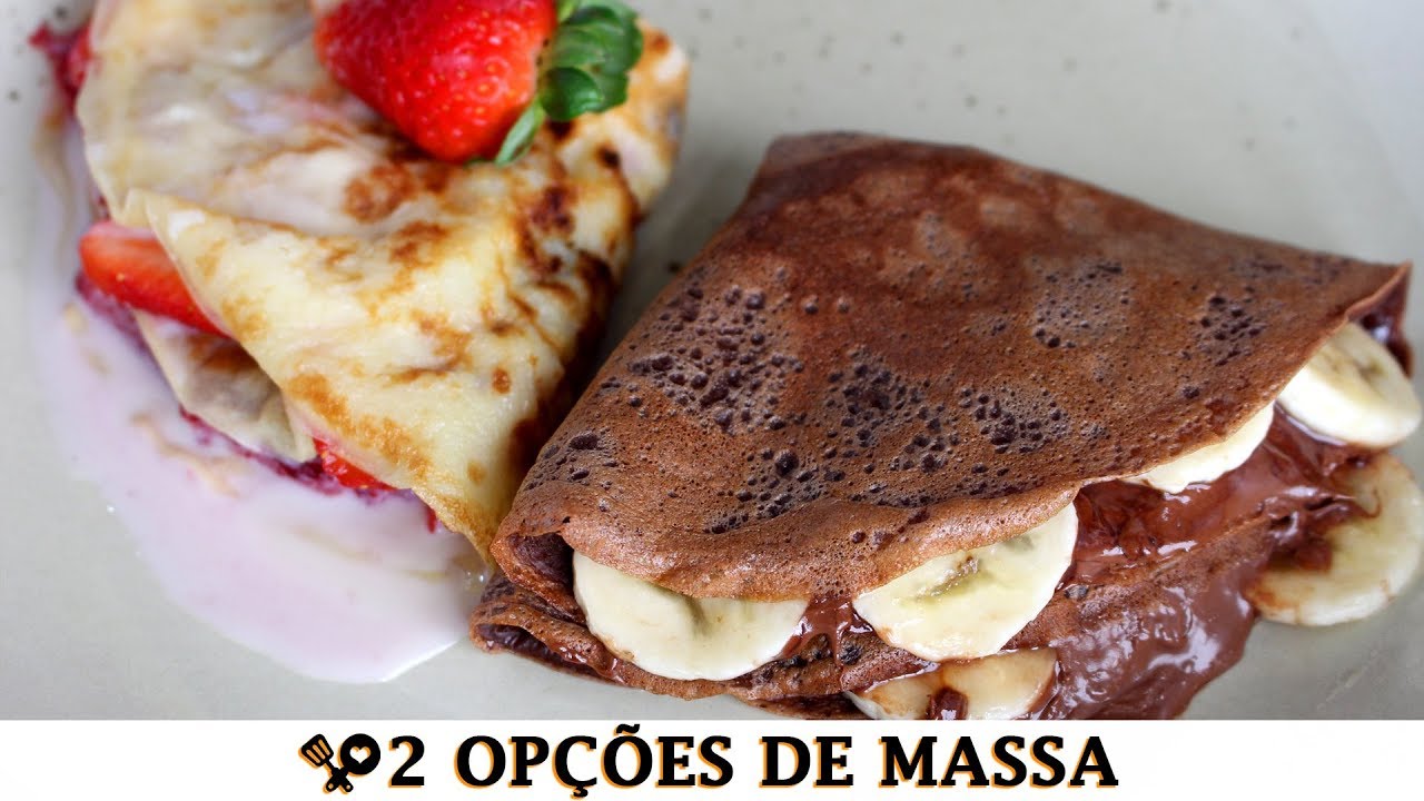 CREPIOCA DOCE 2 RECEITAS - RECEITAS QUE AMO