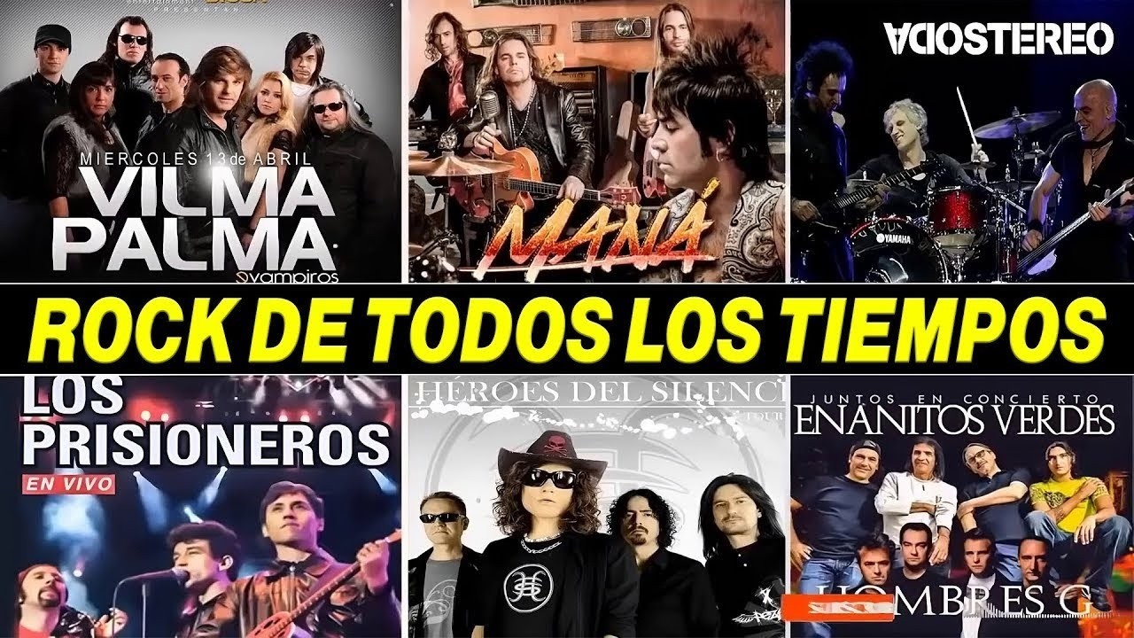 Lo Mejor del Rock Latino 🎸 Rock En Español 80s y 90s Maná, Hombres G, Soda Stereo, Enanitos Verdes