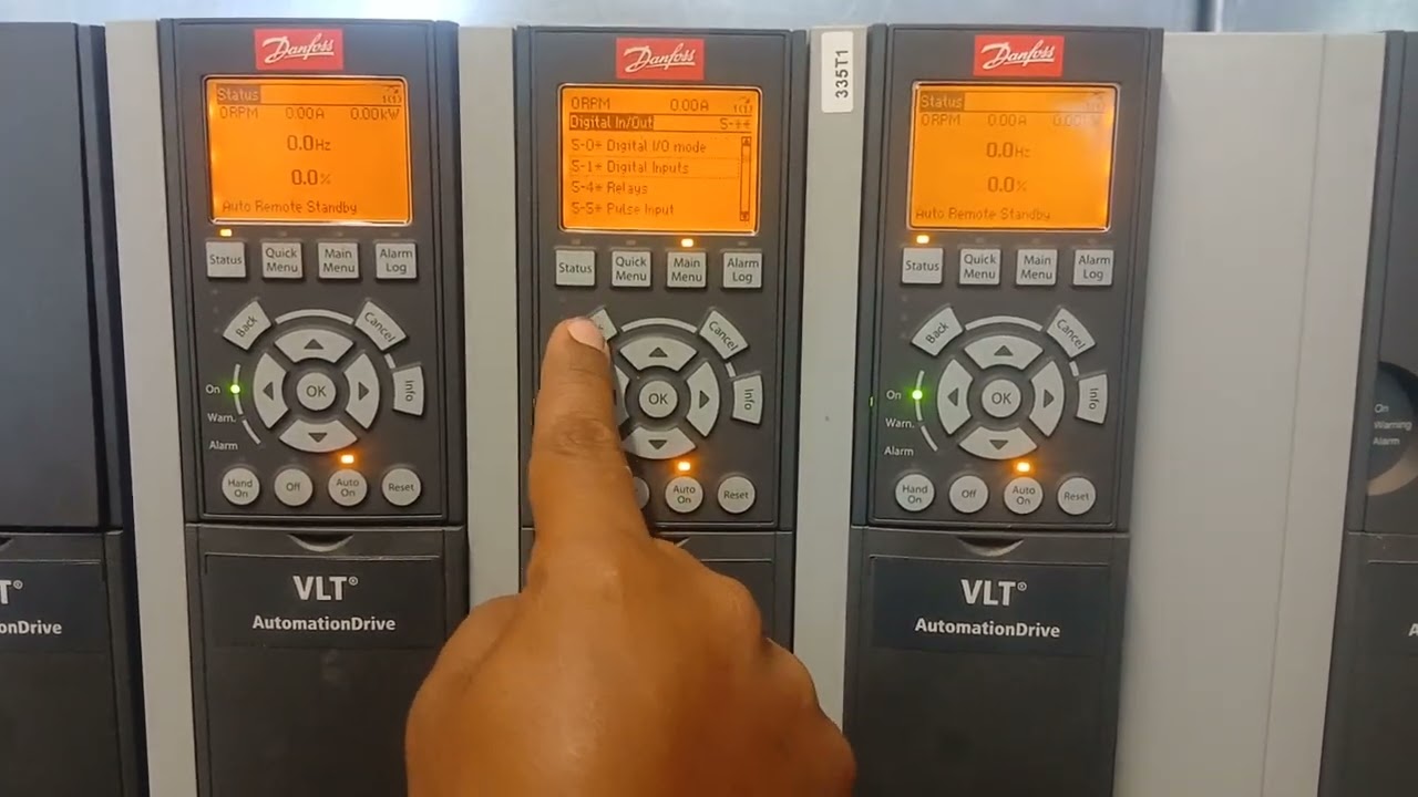 How to set and configure ( Danfoss- VLT automation drive) soft starter inverter.