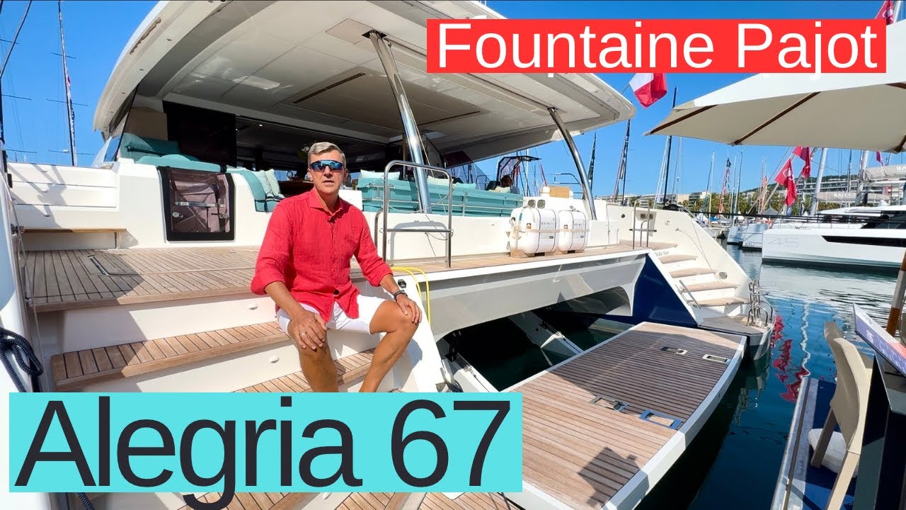 Alegria 67 обзор катамарана Fountaine Pajot.