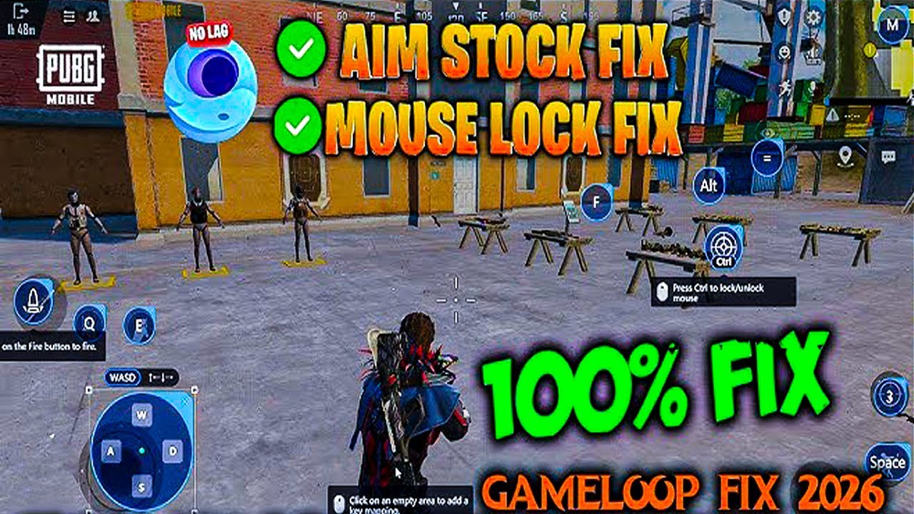 Gameloop Aim Stuck Fix |Mouse Glitch Fix | New Method Permenent Fix | Pubg Key Mapping Fix