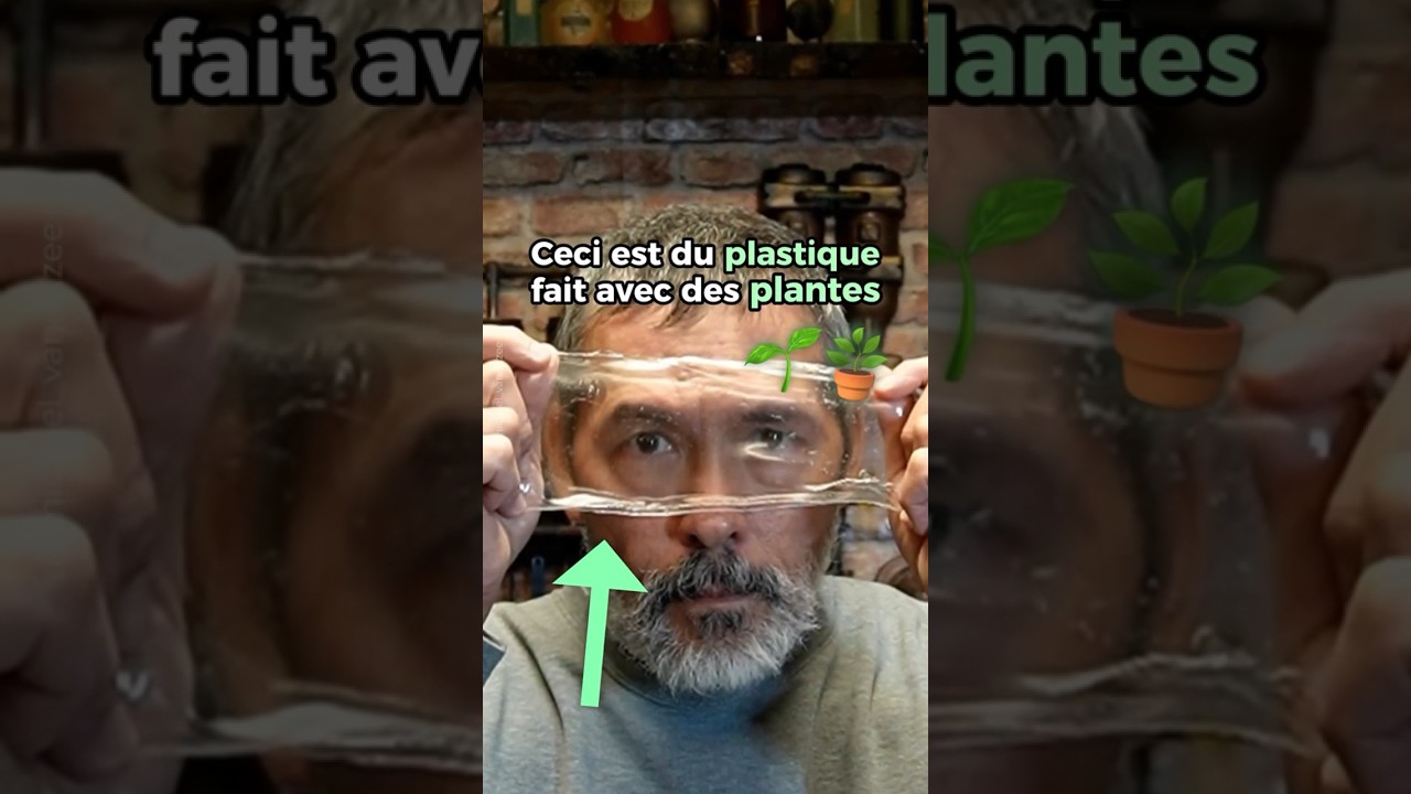 Ceci est du plastique fait avec des plantes ! #innovation #inventions