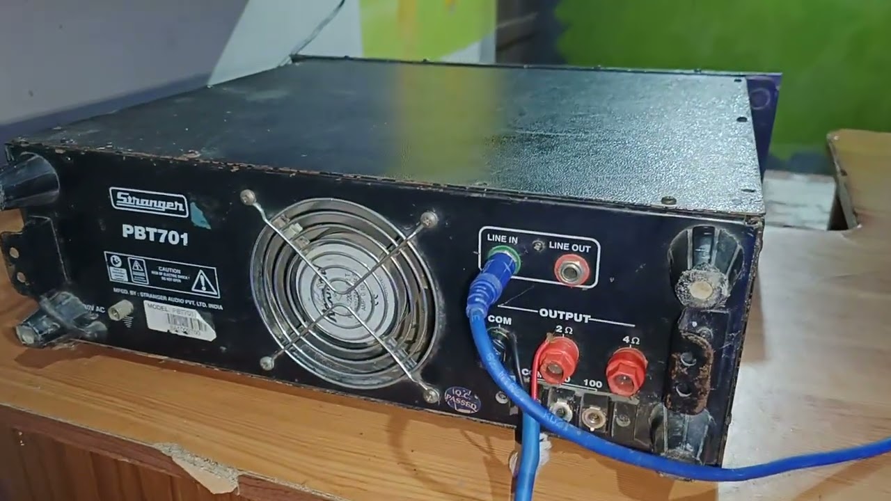 stranger PBT 701 amplifier 2JBL TOP sound testing 😱