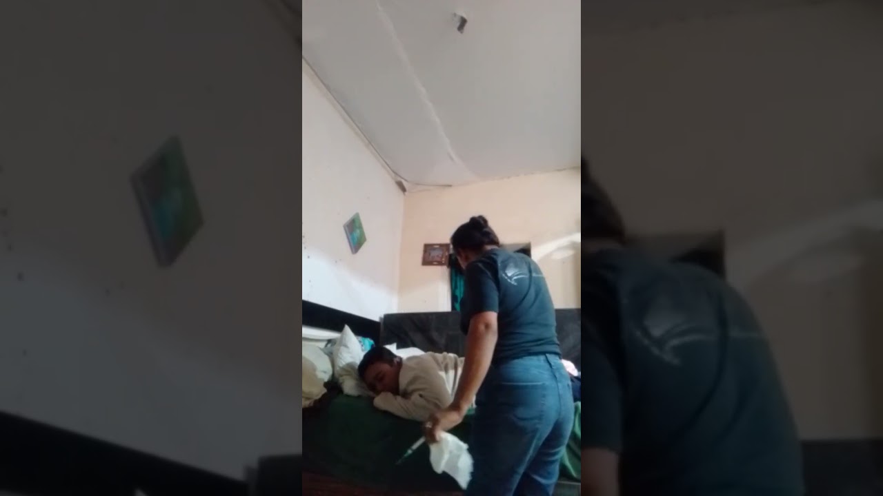 inyectando a mi hijo por primera vez gracias a Dios todo salió bien