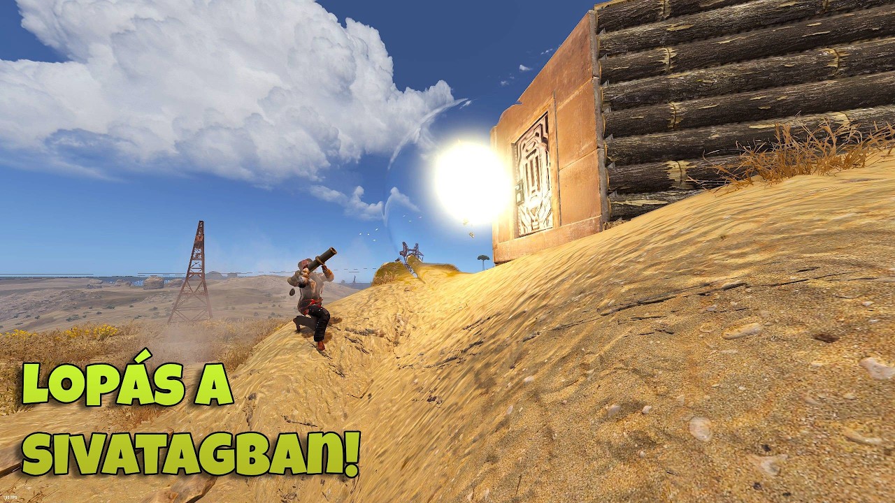 Lopás a sivatagban! | Rust solo |  magyar | #137