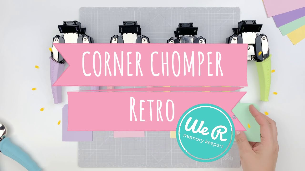 ✂️ CORNER CHOMPER RETRO ⏪🌈 | Herramienta Crop-a-Dile para esquinas 📐 We R Memory Keepers | SCRAPTips