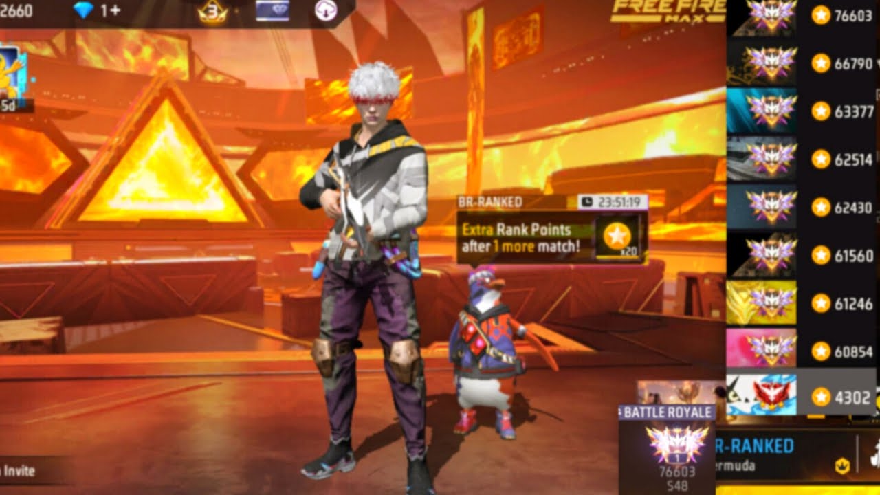 white  flag gaming  br rank push master 💪😲