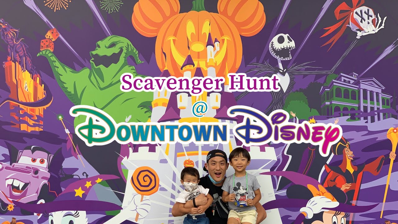 Disneyland!!! A day at Downtown Disney- Scavenger Hunt!!