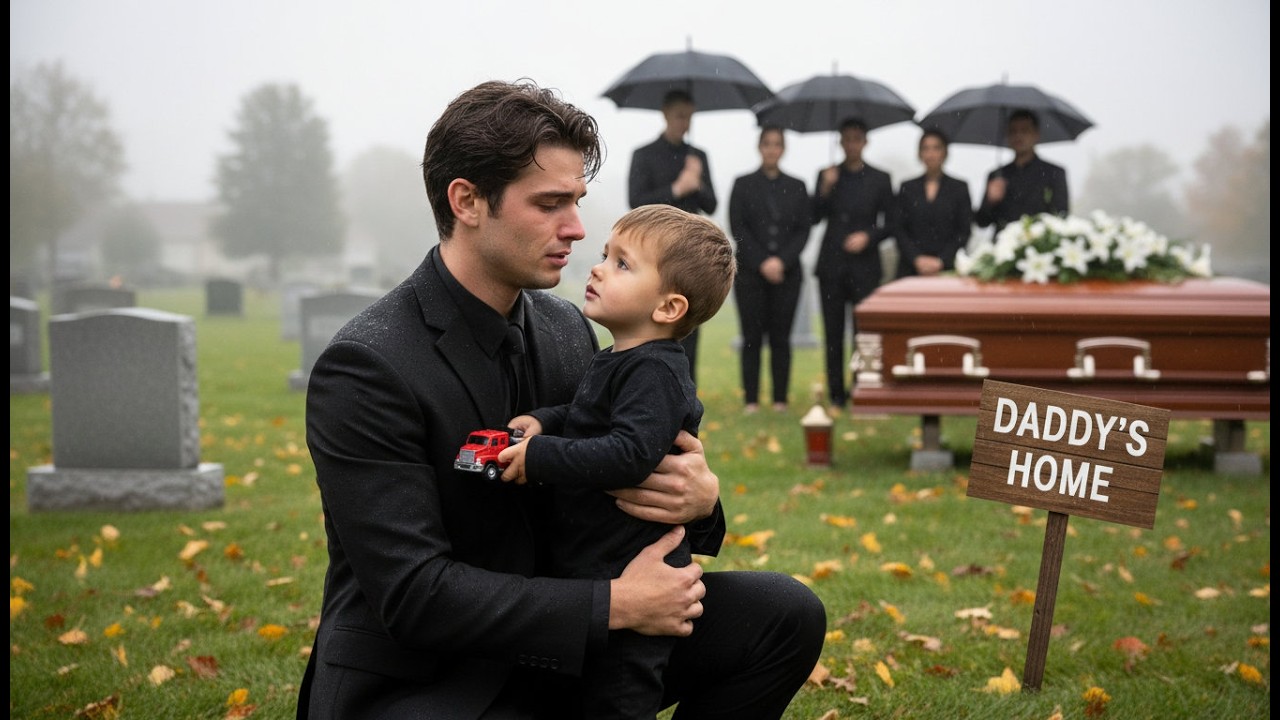 HE WAS MOCKED AS A BOYTOY AT HIS HUSBAND’S FUNERAL — UNTIL THE CHILD CALLED HIM “DADDY”