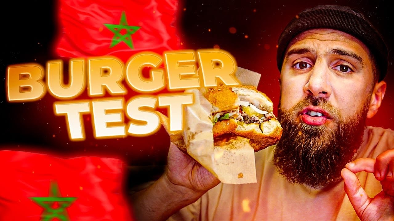 Meine Hood, Burger und Marokko Flaire 🇲🇦…#burger #morocco #zacnour