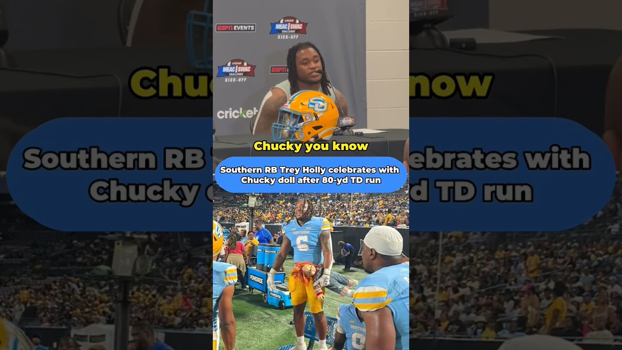 Explaining the viral Chucky doll TD celebration #shorts  🏈