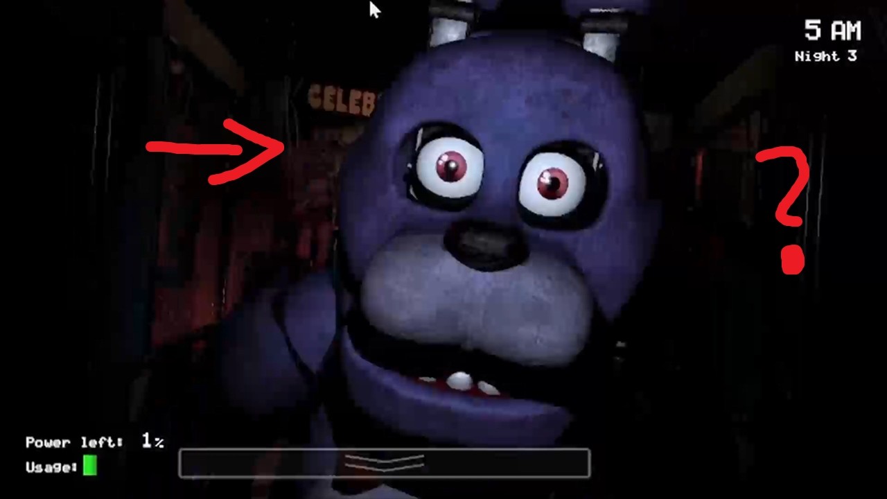 Ich spiele FNAF 1 mit Lichschalter und Brokkolihead